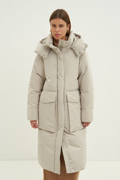 Пальто утепленное с утиным пухом